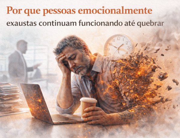 Por que pessoas emocionalmente exaustas continuam funcionando até quebrar