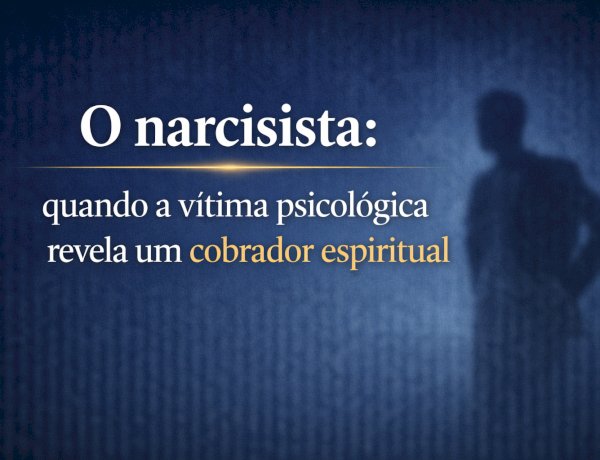 O narcisista: quando a vítima psicológica revela um cobrador espiritual